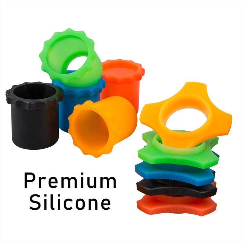 findTop Silicone Shakeproof Anti-Roll Wireless Microphone Protection Ring, Bottom Rod Sleeve Holder, Windscreen Cover for KTV, Assorted Colors - Image 4